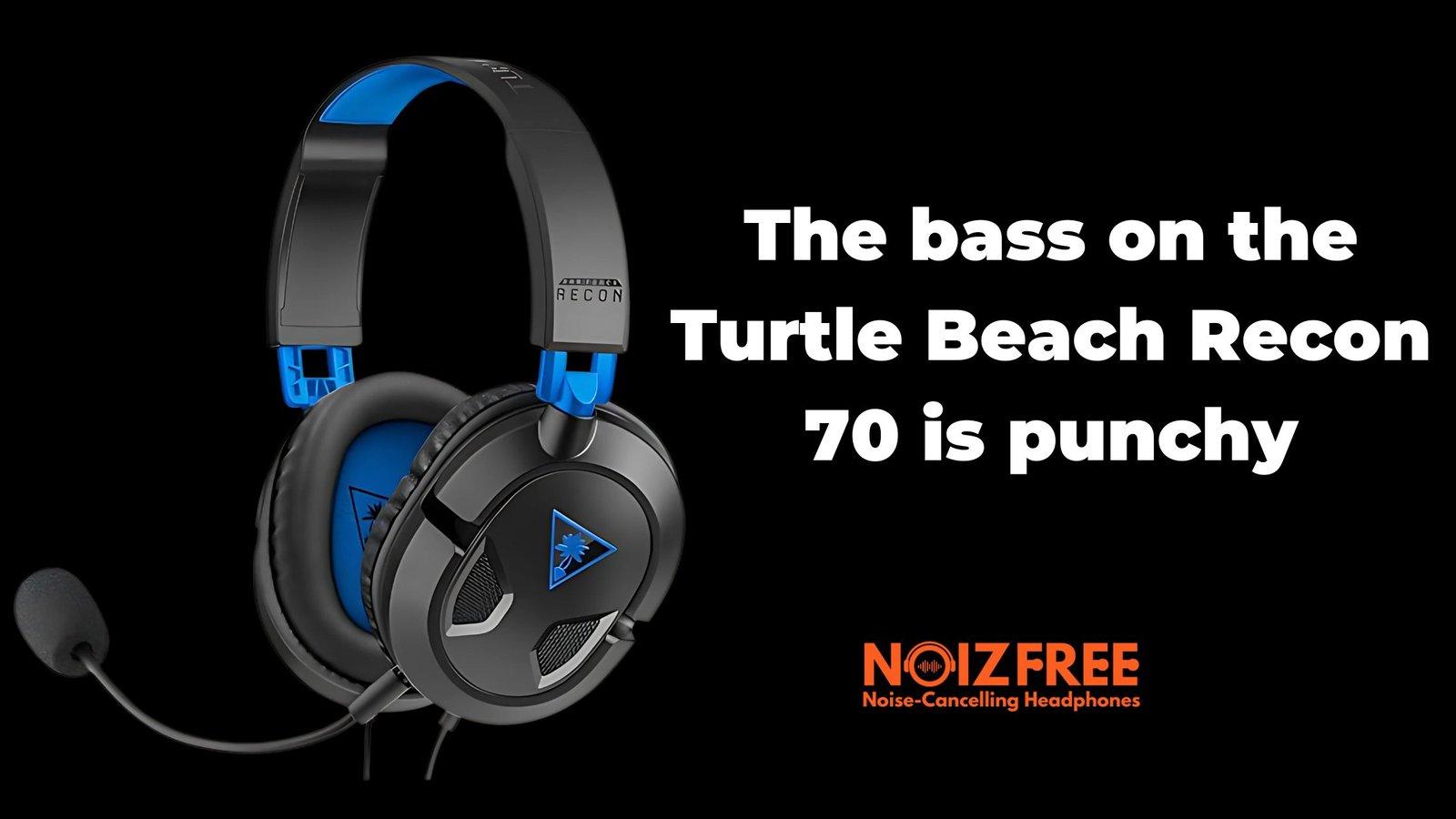 The bass on the Turtle Beach Recon 70 is punchy