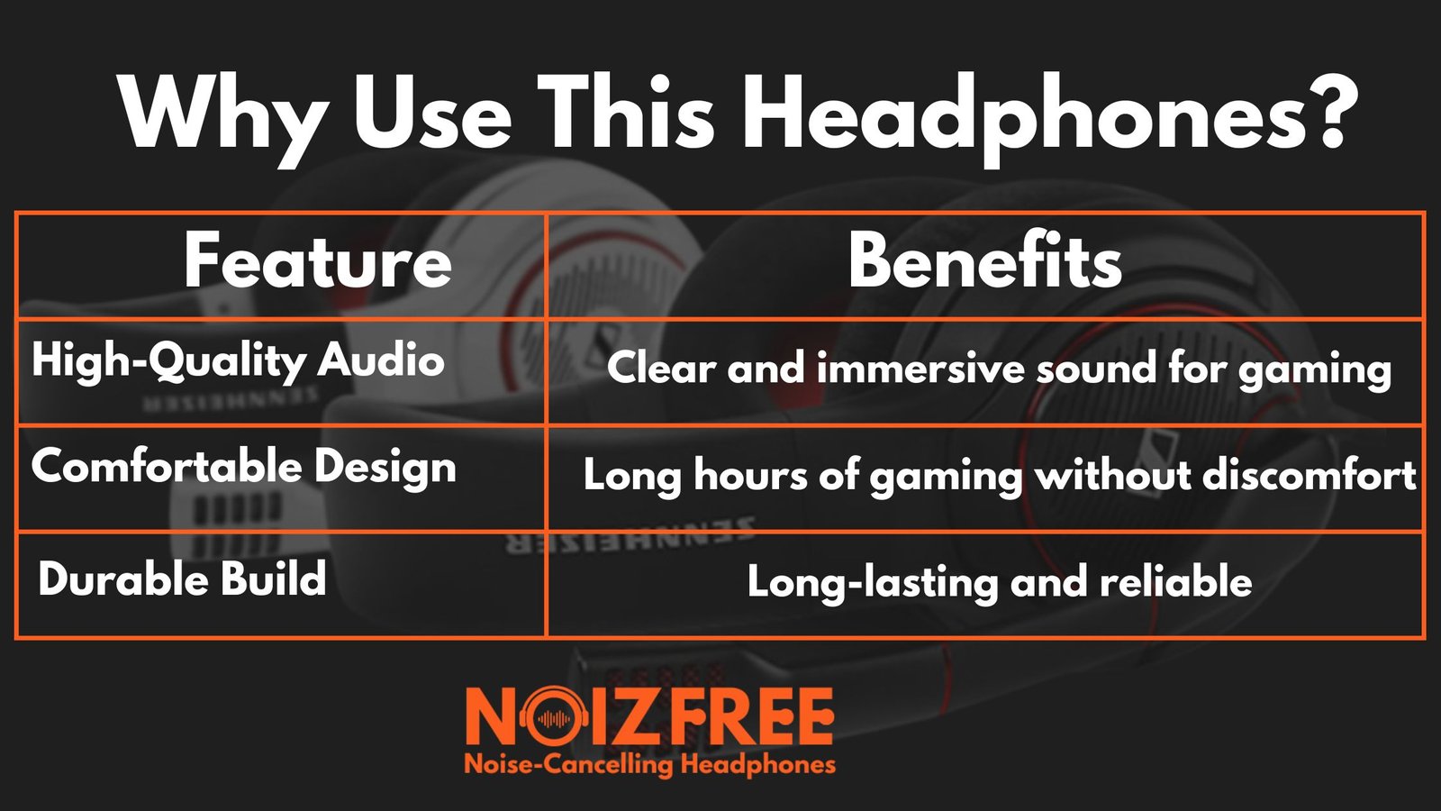 Why use sennheiser headphones