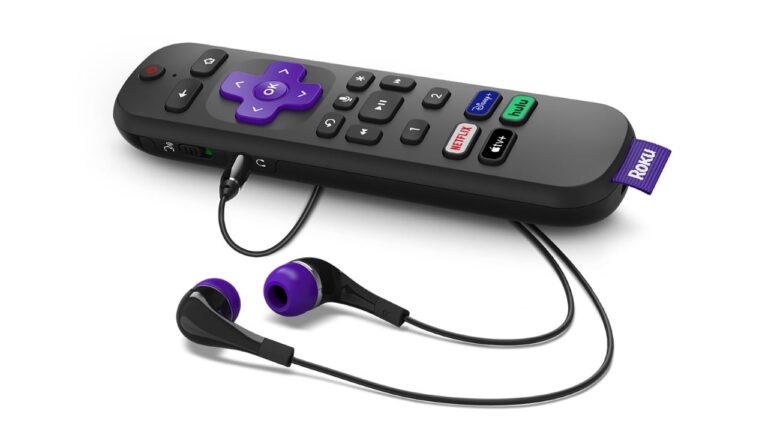 Roku Remote With Headphone Jack